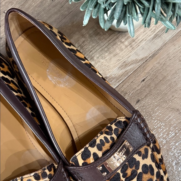 Coach Fredrica Leopard Print Slip-On Loafers - Women's Brown/Beige 8 - Picture 6 of 8